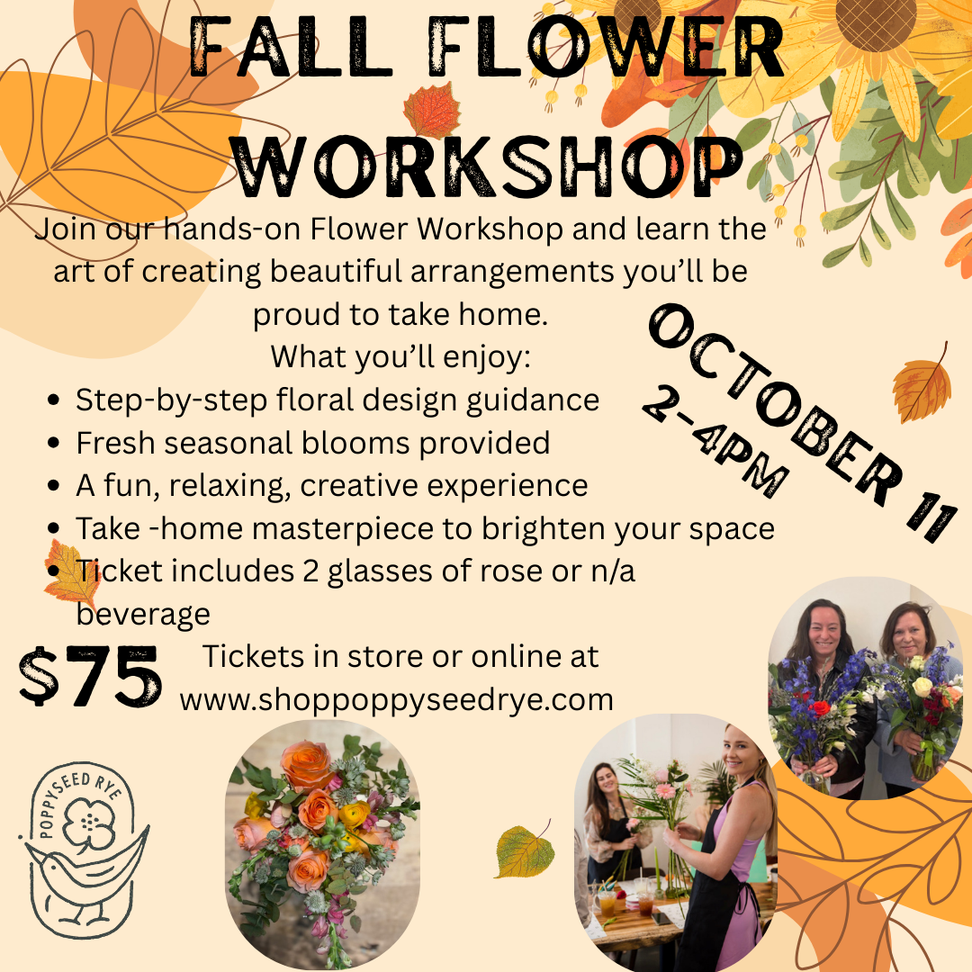 Sip and Design Hand tied bouquet Workshop