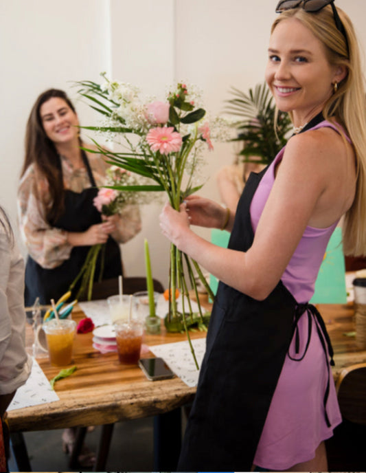 Sip and Design Hand tied bouquet Workshop